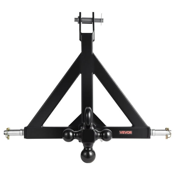 3 Point to 2" Hitch Receiver Adapter for Kubota Tractors - Quick Drawbar Attachment