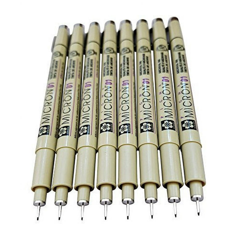 1pc Waterproof Sakura Pigma Micron Pen Neelde Soft Brush Drawing Pen 003  005 01 02 03 04 05 Brush Art Markers Art Supplies Pens