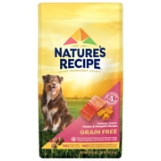 Nature's Recipe Grain Free Salmon, Sweet Potato & Pumpkin Dry Dog Food, 4 lb Bag
