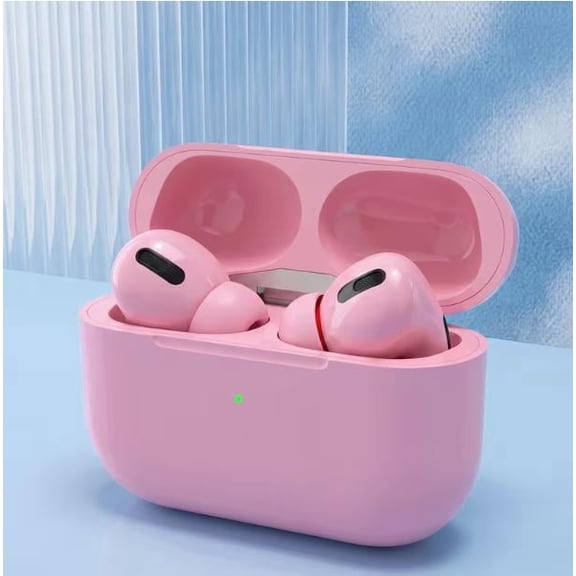Pink Wireless Bluetooth Headphones, True Wireless 5.3 In-Ear Noise Cancelling Headphones,
