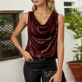 thumbnail image 2 of Sequins Tank Tops for Women Sleeveless Sparkly Vest for Women Shiny Tops Party Tops for Holiday Tops for Women, 2 of 6