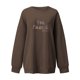 thumbnail image 3 of Puntoco Moda Mujer Otoño Impreso Blusa Suelta De Manga Larga Cuello Redondo Casual Pullover tops Sweatershirt Puntoco Puntoco-3213, 3 of 4