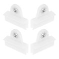 thumbnail image 1 of Tineasur 4Pcs Glass Mirror Clips Plastic White Essential For Maintaining Glass Stability, 1 of 8