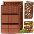 thumbnail image 5 of Silicone Chocolate Bar Mold Large, Thick, Breakable Candy Bar Mold Suitable for Pistachio Chocolate and Candy Making, 5 of 6