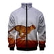 thumbnail image 5 of Chaqueta con cremallera y estampado 3D de leopardo de Animel más nueva para hombres y mujeres, ropa informal, chaquetas de manga larga, tops de verano y primavera, 5 of 5
