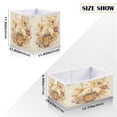 thumbnail image 2 of Foldable Fabric Storage Bin Home Cubes Clothing Organizer Bins Large Collapsible Box Basket for Home Organizer Bears Are Eating Honey, 2 of 7