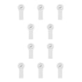thumbnail image 1 of Elevador de Asiento de Inodoro Bewildely 10piezas Hojas Blancas PP, 1 of 4