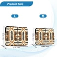 thumbnail image 4 of FORMRS 15-15.6 inch Laptop Sleeve Case Soft Carrying Quilted Computer Bag Cover, Beige Geometric, 4 of 7