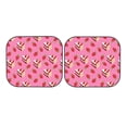 thumbnail image 7 of Haiem Strawberry Cake Car Windshield Sun Shade (2 Pieces) Foldable Windshield Sun Shade Car Accessories for Truck SUV Pickup-Medium, 7 of 7