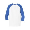 thumbnail image 6 of Port & Company Core Blend 3/4 Sleeve Raglan Tee-S (White/ Royal), 6 of 6