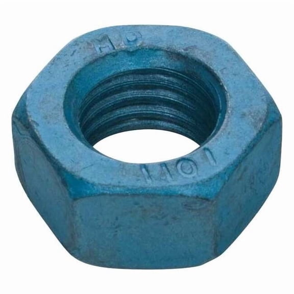 Hex Nut, M16-2.00, Alloy Steel, Class 10, Blue Phosphate, 13 mm Ht, 10 PK