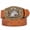 Khaki, variant on Horse Head Snap Buckle Belt, Western Cowboy Waistband for Jeans and Dresses