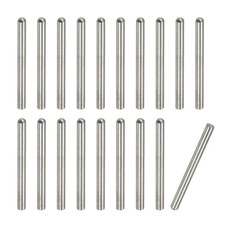 

3.5x35mm Dowel Pins 20 Pack Round Head Flat Chamfered End Dowel Pin