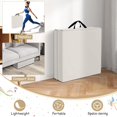 thumbnail image 5 of TrendSage 6'x 2' Gymnastics Mat, 2" Thick Folding Tumbling Mat with Hook and Loop Fastener, Foldable Gym Mat with Carrying Handles, Cheer Mats for Kids Adults Home Exercise Aerobics Fitness，Grey, 5 of 16