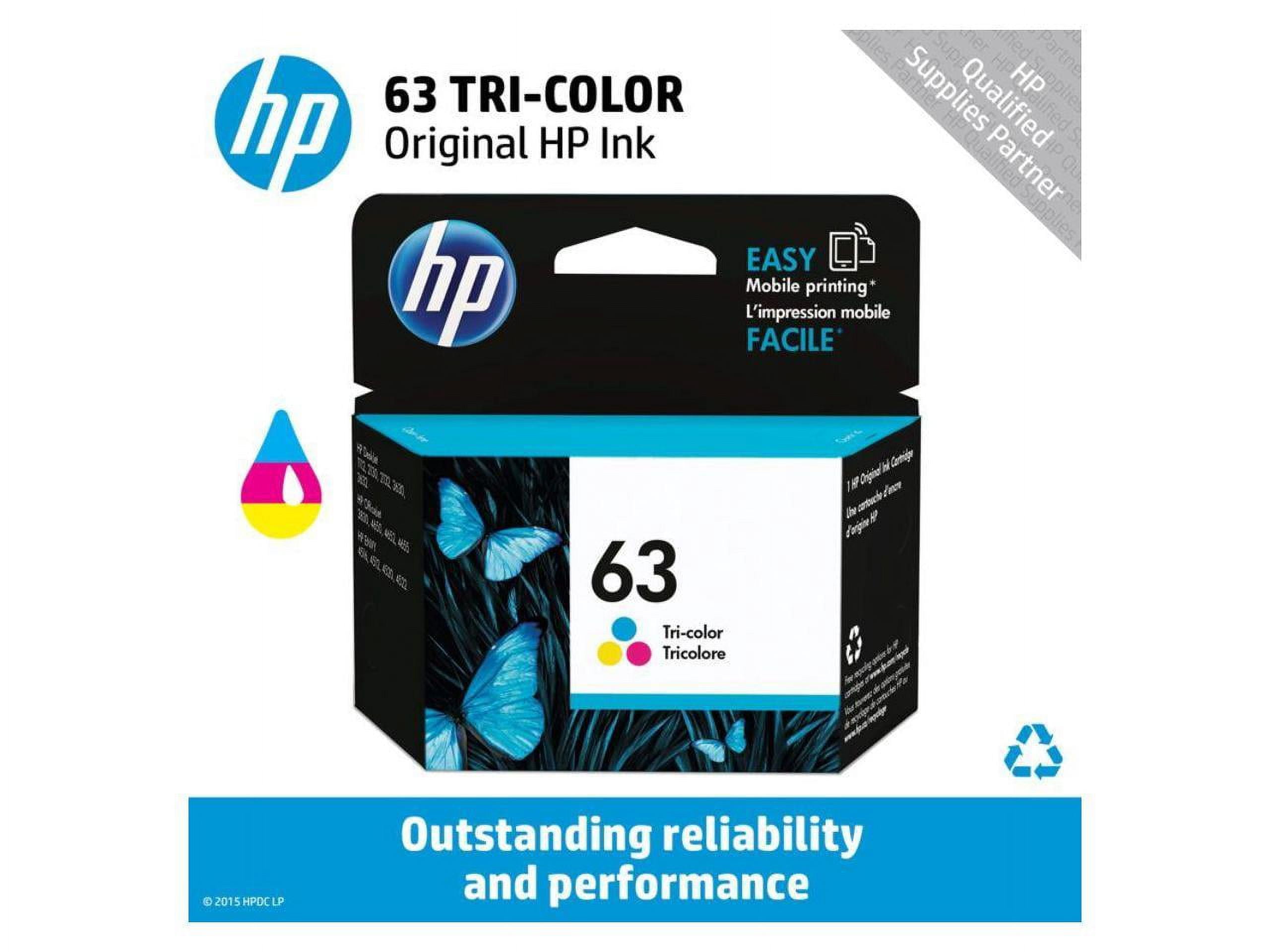 HP 63 Black Original Ink Cartridge (F6U62AN)