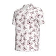 thumbnail image 2 of Balery Butterflies (2) Printed Men’s Short Sleeve Polo Shirt, Midweight Men's Shirt,Golf Polo shirts -4X-Large, 2 of 9