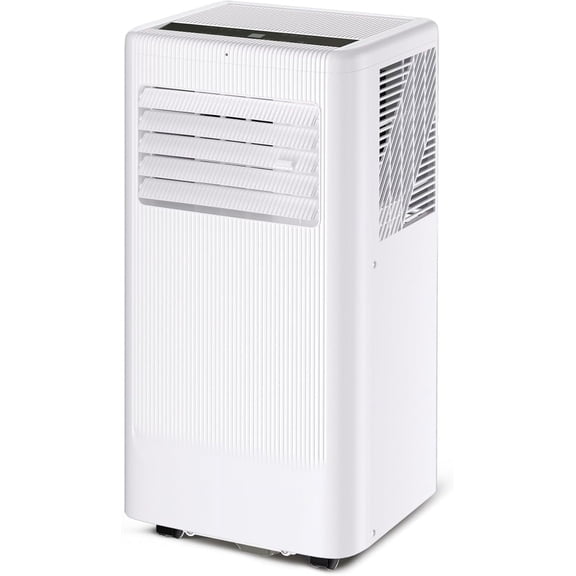 10000 BTU 3-in-1 Standing Portable Air Conditioner, Quiet Room AC Unit with Dehumidifier Fan, Complete Window Installation Kit & Remote Control, Efficient Cooling for Spaces Up to 56 Sq.Ft