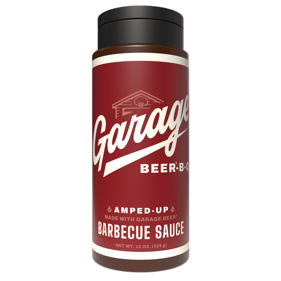 Rufus Teague Garage Beer-B-Q; Amped-up barbecue sauce; 15oz squeeze bottle