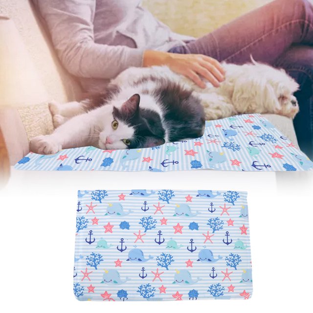 Almohadilla de enfriamiento para perros,Almohadilla de enfriamiento para perros Estera de enfriamiento portátil para mascotas Cama de hielo para perros Rendimiento inigualable