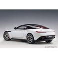 thumbnail image 2 of Aston Martin DB11 Morning Frost White Metallic with Black Top and Red Interior 1/18 Model Car by Autoart, 2 of 11