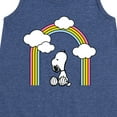 thumbnail image 3 of Peanuts - Snoopy Looking Up Rainbow - Toddler & Youth Girls A-line Dress, 3 of 6