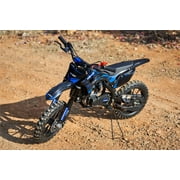 MotoTec Thunder 50cc 2-Stroke Kids Gas Dirt Bike Red