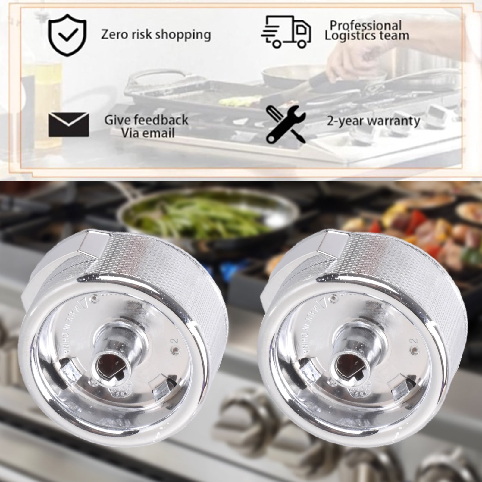 Burners Knob Top Control for W11156487 W10823529 YKFED500EBS0 KFED500EWH05 KFED500EBS05 YKFED500EBS5 Stove Knob
