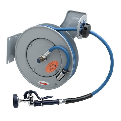 T&S Brass Open Hose Reel Epoxy Coated Steel by T & S Brass