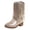 b14-Gold, variant on KPOPLK Girls Knee High Boots Back Zipper Tall Riding Boots Waterproof Fall Winter Dress Shoes for Toddler Little Kid Big Kid(6.5,Silver)