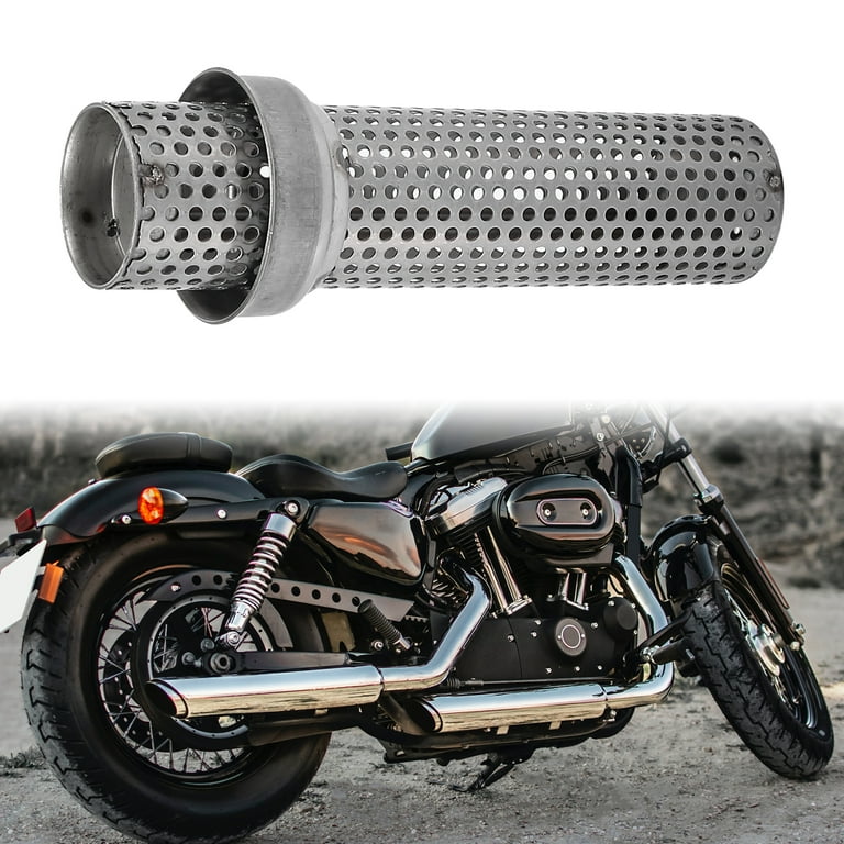 Unique Bargains Motorcycle Exhaust Silencer Exhaust Insert