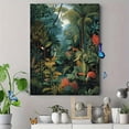 thumbnail image 4 of Tropical Jungle Animals Canvas Print, Wildlife Decor for Living Room Bedroom Dining Room Kitchen Office Hotel Resort, 4 of 8