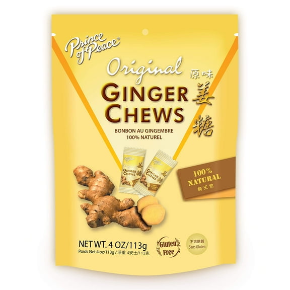 Prince of Peace Original Ginger Chews, 4 oz.