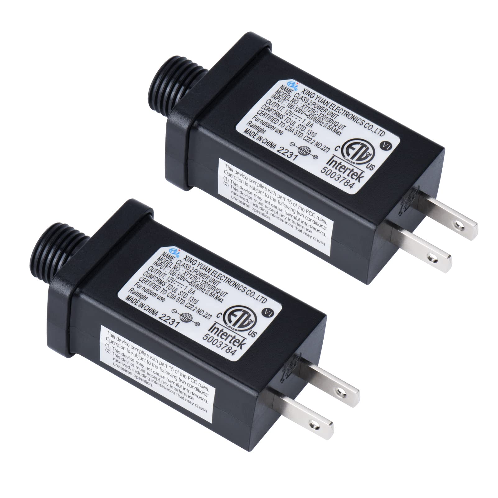 (2 Pack) Replacement Yard Inflatable Adapter Power Supply LED