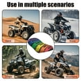 thumbnail image 5 of Uorisanigo ATV Seat Cover Waterproof Rainbow LGBTQ Pride Month ATV Seat Cushion Cover Easy Installation Soft Compatible with Sportsman/Rancher/Foreman/Scrambler/Kodiak/Polaris Scrambler, 5 of 7