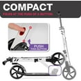 thumbnail image 5 of LaScoota Professional Foldable Kick Scooter for Adults & Teens Ages 6+, Black & White, 5 of 7