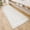 White, variant on Waffle Bath-Mat, Absorbent Bath Mats for Bathroom Non Slip, Machine Washable Bathroom Rugs with Tassels Ultra Soft Boho Bath Rugs for Floor 2'x6'(24"x72") Beige