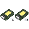 thumbnail image 1 of XPG COB Hat Clip Light 500mAh 500LM Tipo-C Recargable Faro (Verde militar), 1 of 5