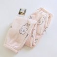 thumbnail image 2 of Mepaouo Womens Plush Pajama Pants Soft Fuzzy Pajama Bottoms Cozy Fleece Lounge Pants(Pink,XL), 2 of 4