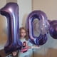 thumbnail image 5 of Globos de cumpleaños para niño y niña, globo con número morado de 32 pulgadas, decoración para fiesta de cumpleaños, aniversario de 9/1/3 años, 5 of 5