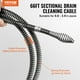 thumbnail image 2 of Cable de limpieza de desagües VEVOR de 20 m x 16 mm con 7 cortadores para 2 a 10 cm, 2 of 9