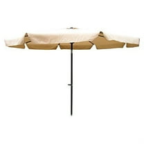 Outdoor 10 Foot Aluminum Umbrella with Flaps