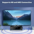 thumbnail image 3 of Dual Microphone Karaoke Machine Bluetooth 5.0 Sound Power Amplifier Integrated Amp & U-Disk Player Home Audio Subwoofer, 3 of 5