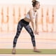 thumbnail image 1 of Pantalones de yoga para mujer Leggings deportivos Pantalones de entrenamiento de fitness sin costuras estampados (L, verde camuflaje), 1 of 8