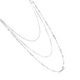 thumbnail image 3 of Jewelstop Sterling Silver Polished Finish Marina Link Triple Strand Chain with Lobster Clasp - 16", 3 of 6