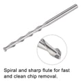 thumbnail image 3 of Unique Bargains 1/8' Shank 3.175mm x 32mm Solid Carbide 2 Flute CNC Spiral Router Bit for PVC MDF Wood 2 Pack, 3 of 5