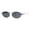 Silver (Black), variant on PASTL Vero Oval Sunglasses Unisex Retro Slim Metal Frame UV400 Silver Beige
