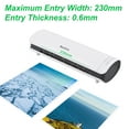 thumbnail image 5 of Bisofice SL988 Desktop Laminator Machine Set A4 Size 6IN1 Multifunctional Hot and Cold Lamination 2 Roller System 9 inches Max Width with Paper Trimmer Rounder Hole Puncher Binding Hoop Sui, 5 of 7