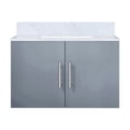 thumbnail image 2 of 30 in. W Dark Grey Bath Vanity with Marble Top / One Compartment & Easy - to - clean Surface, 2 of 4