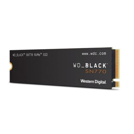 Western Digital WD_BLACK SN770 M.2 2280 500GB PCIe Gen4 16GT/s, up to 4 Lanes Internal Solid State Drive (SSD) WDS500G3X0E