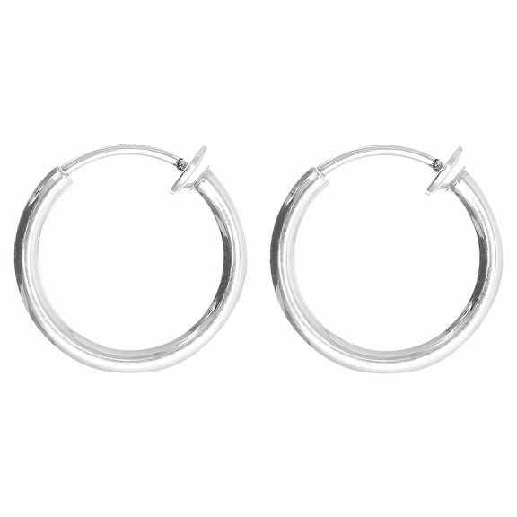 DESIGNICE Stainless Steel Men's Earrings for Daily Use Silver Color 2 5*10mm Studs Easy to Match Any Style
